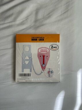 2 PACK PORTABLE DOOR LOCK